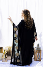 Load image into Gallery viewer, Black &amp; Gold  Abaya
