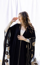 Load image into Gallery viewer, Black &amp; Gold  Abaya
