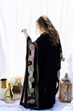 Load image into Gallery viewer, Black &amp; Gold  Abaya
