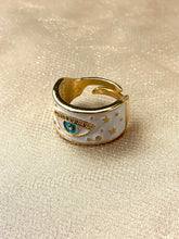 Load image into Gallery viewer, Evil Eye Ring - White
