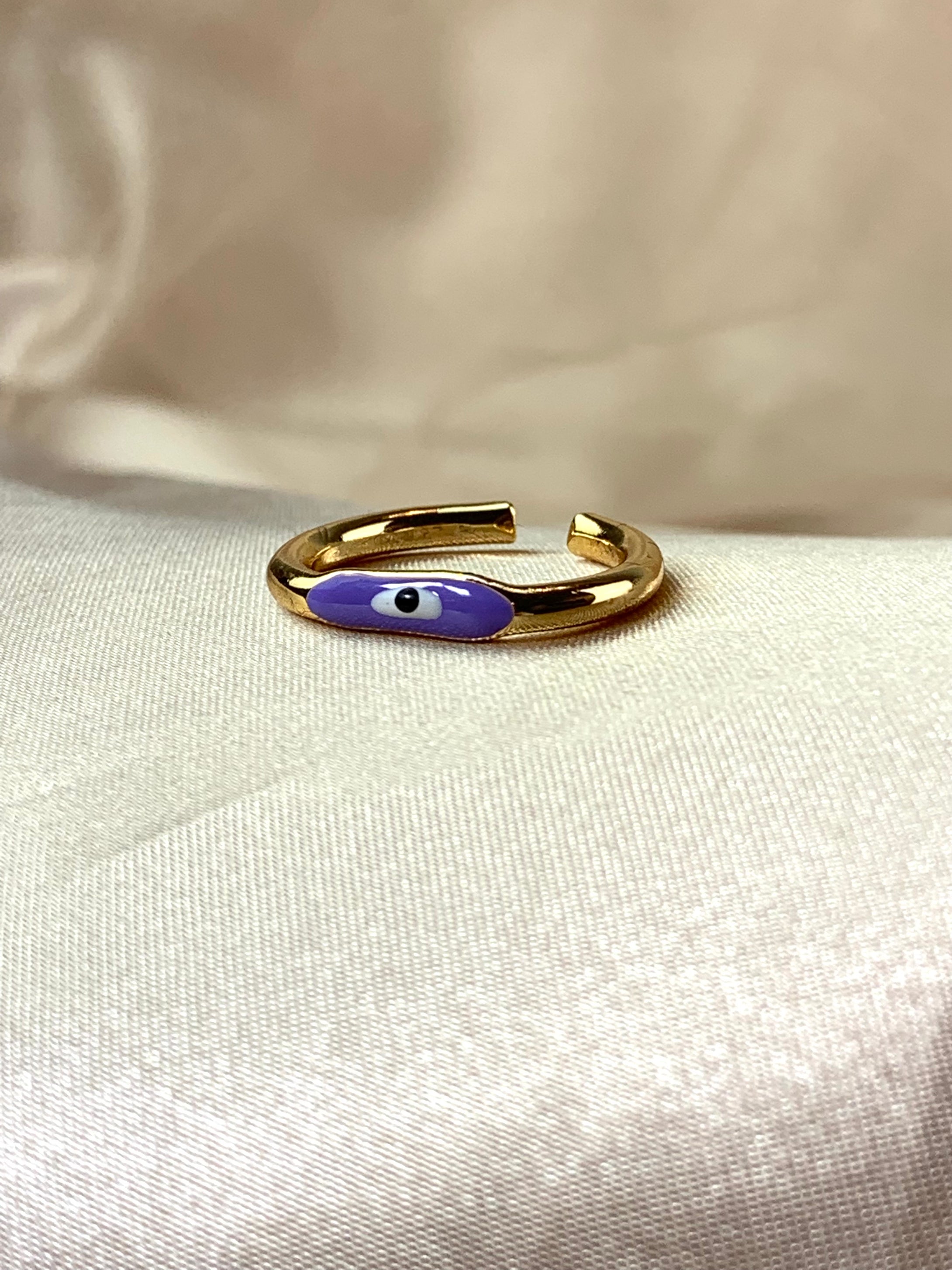 Evil Eye Ring - Lavender